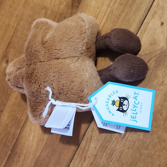 Jellycat Amuseable Star Cookie 4x4x1" Soft and Plush NWT - Picture 4 of 4